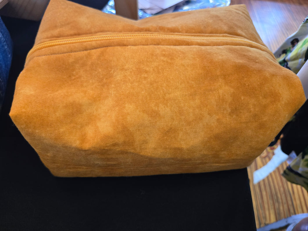 Golden Makeup Pouch